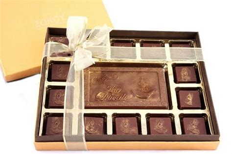 Zoroy Luxury Chocolate Antique Gold Happy Diwali Chocolate Bar With