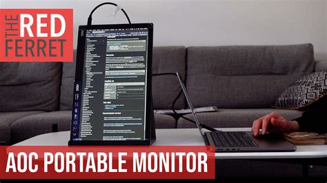 AOC I1601P Portable USB C Monitor Review YouTube