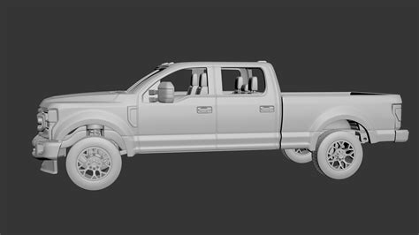 Archivo 3d Ford F 250 2022・plan Para Descargar Y Imprimir En 3d・cults