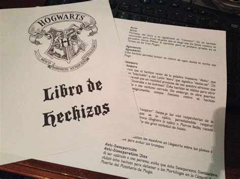 Libro De Hechizos De Harry Potter En Pdf Para Imprimir En Casa Fall