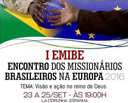 Pastor Edinaldo Domingos Encontro De Mission Rios Brasileiros Na Europa