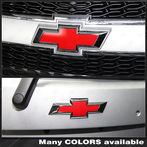 Chevrolet Spark 2013 2015 Front And Rear Bowtie Overlay Decals 152541592033 Pro Motor Stripes