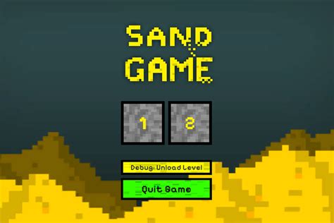 Falling Sand Game Template Pixel Simulation