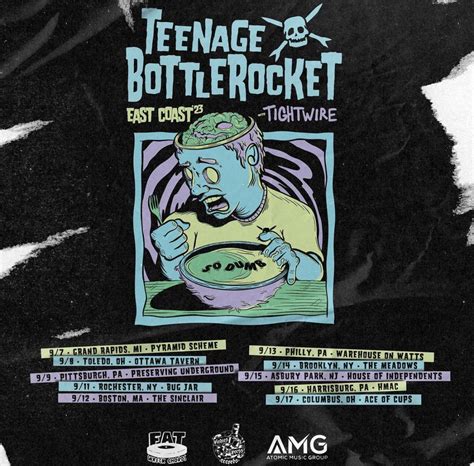 East Coast Tour Announced Rteenagebottlerocket