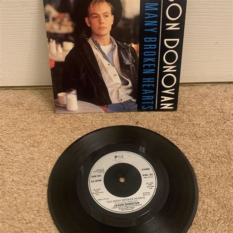 Jason Donovan Too Many Broken Hearts Single 7” Vinyl Depop