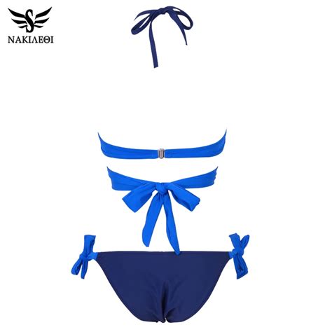 Hot Offer Nakiaeoi 2018 Sexy Bikini Women Swimsuit Push Up Swimwear