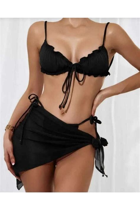ARHEZ TEKSTİL Etekli Bikini Takım Fiyatı Yorumları Trendyol