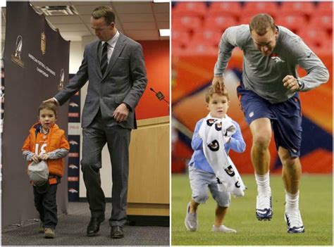 All-time greatest quarterback Peyton Manning and family