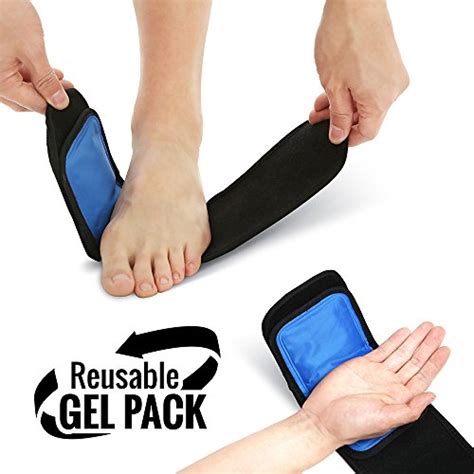 Cold Hot Therapy Wrap Reusable Gel Pack For Pain Relief Great For Sprains Muscle Pain
