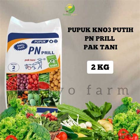 Jual Pupuk PN PRILL KNO3 PUTIH Pak Tani Kemasan Ori Pabrik 2 KG