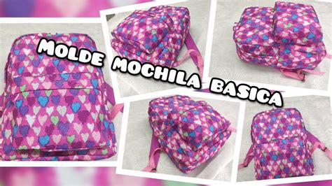 Molde Mochila Prata BCB