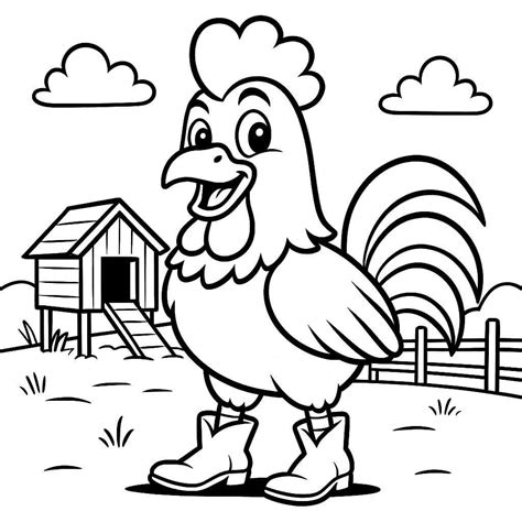 Galos Para Colorir - 17 Desenhos de Galo para colorir e imprimir