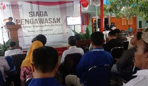 Bawaslu Brebes Adakan Siaga Pengawasan Satu Tahun Menuju Pemilu