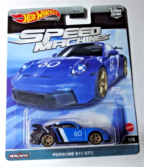 Hot Wheels Premium Fpy Porsche Gt Speed Machines Hkc Picclick Uk