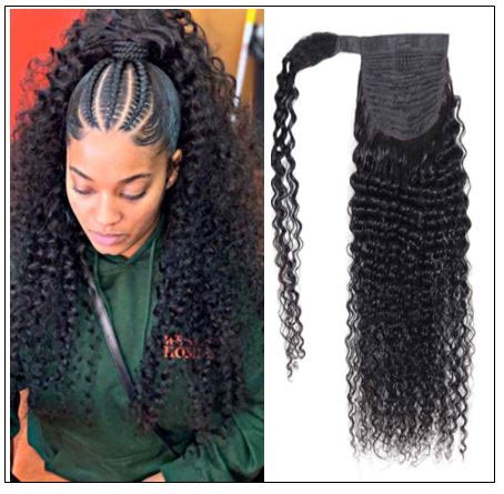 Braids with Curly Ponytail Black Hair-Nexahair Best Ponytail Hair Extensio