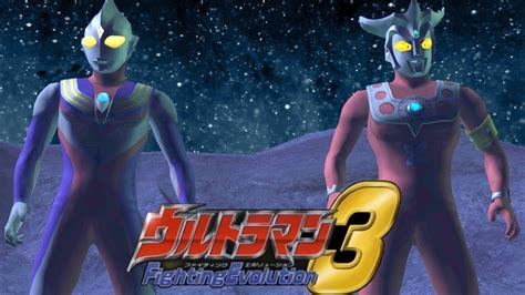 Ps Ultraman Fighting Evolution Tag Mode Ultraman Tiga And