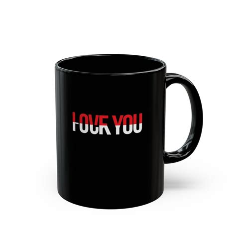 Love You Fuck You Oz Mug Etsy