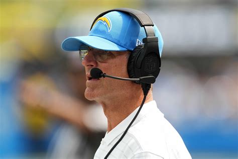 What happened to Jim Harbaugh? Chargers head coach questionable to ...