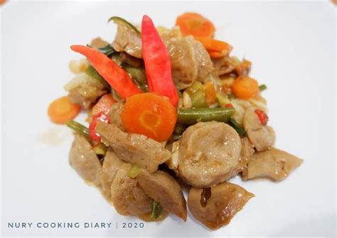 Resep Tumis Sayur Bakso Saos Tiram Oleh Nury Cooking Diary Cookpad