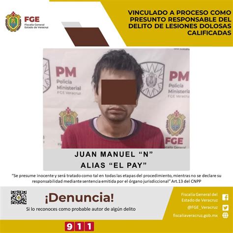 Vinculado A Proceso Como Presunto Responsable Del Delito De Lesiones Dolosas Calificadas