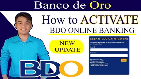 Paano I Activate Ang Bdo Online Banking How To Activate Bdo Online