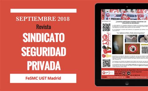 Seccio Sindical Ugt Securitas Catalunya Revista Septiembre