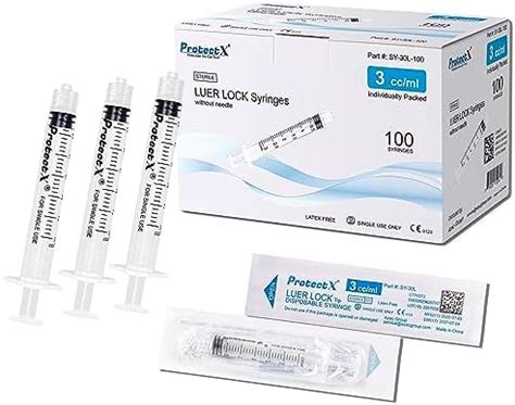 Amazon Ml Syringe Without Needle Luer Lock Pack By Tilcare