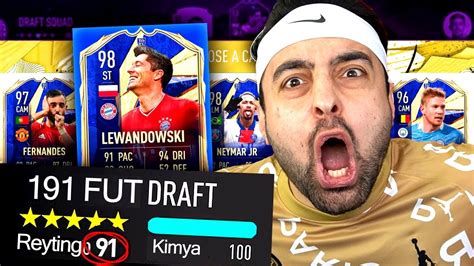 Tots BaŞliyor 😱 191 Fut Draft Challenge Denemesİ Youtube