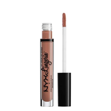Amazon NYX PROFESSIONAL MAKEUP Lip Lingerie Matte Liquid Lipstick Lace Detail Nude Pink