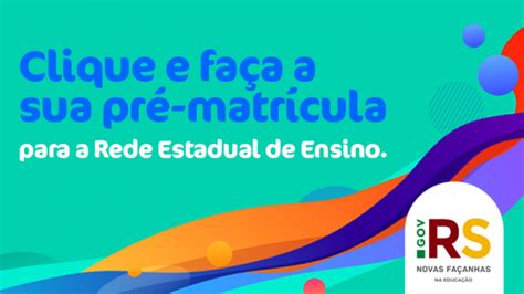 Está Aberto O Período De Matrículas Da Rede Estadual Secretaria Da