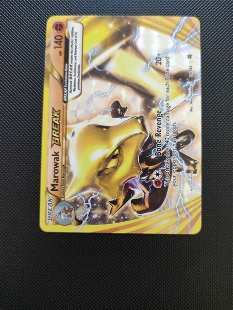 Marowak Break Breakthrough Ultra Rare Holo Pokemon Card New