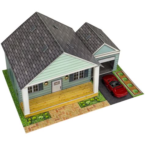 BK 6452 1:64 Scale "Modern House" Photo Real Scale Building Kit for ...