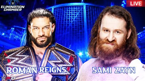 🔴 Live Roman Reigns Vs Sami Zayn Wwe Undisputed Championship Match