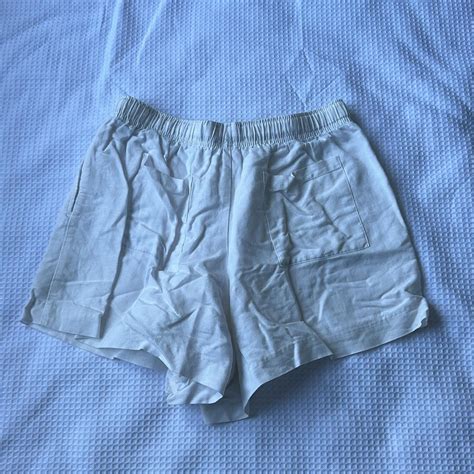 Nude Lucy White Linen Shorts Only Worn A Couple Of Depop