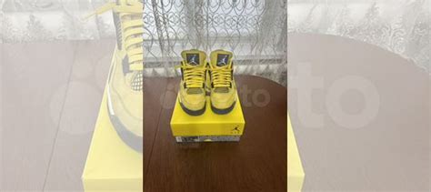 Jordan 4 lightning оригинал купить в Москве | Личные вещи | Авито