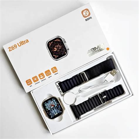 Ripley SMARTWATCH Z69 ULTRA SERIE 8 VERSIÓN 2023 CON 2 CORREAS NEGRO