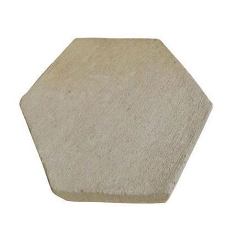 Grey M M Grade Cement Concrete Hexagonal Interlocking Paver Block