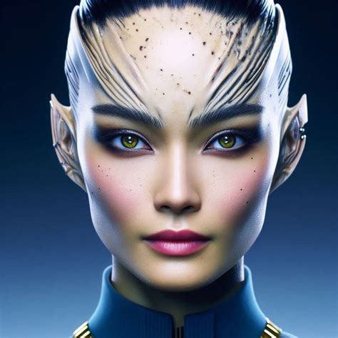 Starfleet Female Cadet Human Android Hybrid 005 by CatNadian on DeviantArt