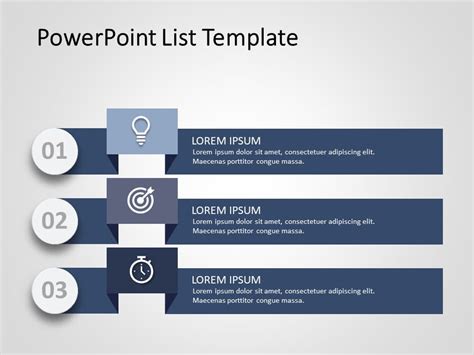 Powerpoint List Template