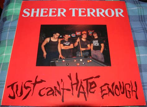 Sheer Terror Cant Hate Enough Lp Nyhc Kbd Antidote Koro