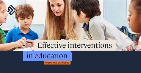 Interventions in Education | Importance, Types & Strategies 
