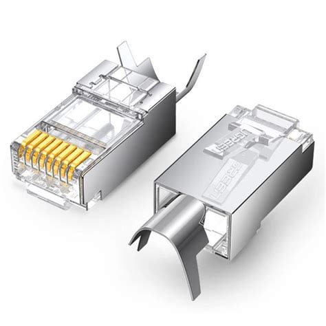 UGREEN NW123 70316 RJ45 CAT6A CAT7 GIGABIT SHIELDED MODULAR PLUG