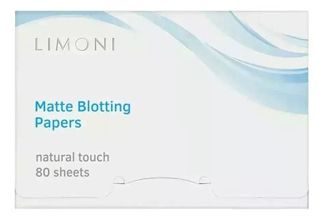 Limoni матирующие салфетки для лица matte blotting papers white ...