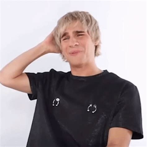 Blonde Man Scratching GIFDB