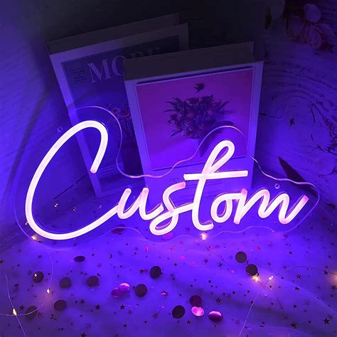 Krrinnhy Custom Neon Signs Personalised Led Neon Light For Wall Decor