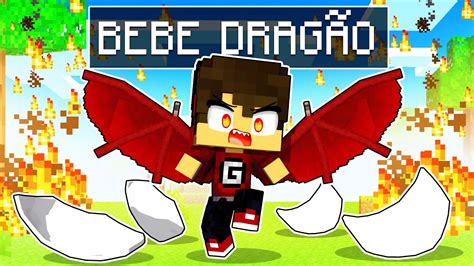 Guihh Nasceu Como Bebe Drag O No Minecraft Guihh Youtube