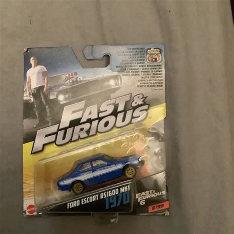 HOT WHEELS FAST And Furious Ford Escort Rs1600 Mk1 6 99 PicClick UK