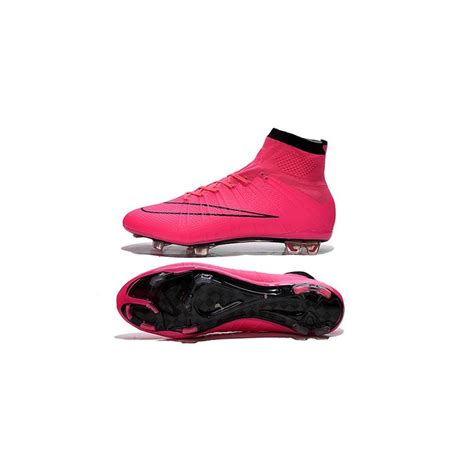 Nike Mercurial Superfly IV FG Soccer Boots Hyper Pink BlackShoes For Men