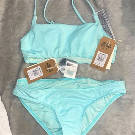 Billabong Swim Nwt Billabong Light Blue Bikini Set Super Cute High Quality Set Poshmark
