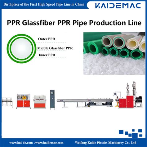 Mm Layer Ppr Glassfiber Ppr Pipe Making Machine Ppr Pipe